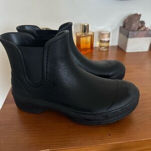 NEW Black Ankle Rain Boots